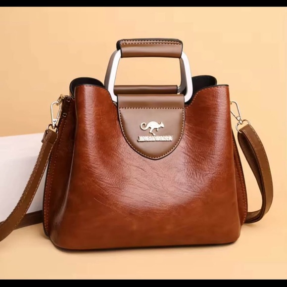 Brown Leather Handbag